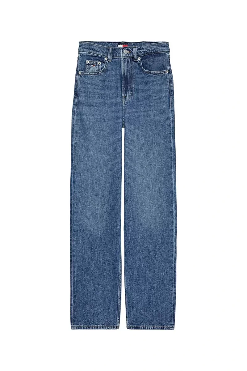 Tommy Jeans LAYLA HR SLIM STRAIGHT CH0130 Kadın  Jeans DW0DW195631A5