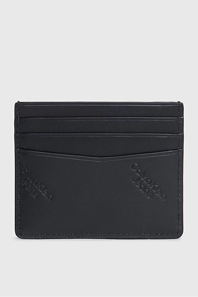 Calvin Klein LOGO PRINT CARDCASE 6CC Erkek  Kartlık K50K511817-0GK