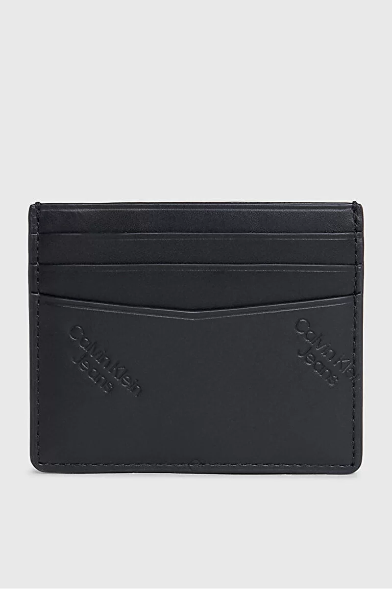 Calvin Klein LOGO PRINT CARDCASE 6CC Erkek  Kartlık K50K511817-0GK