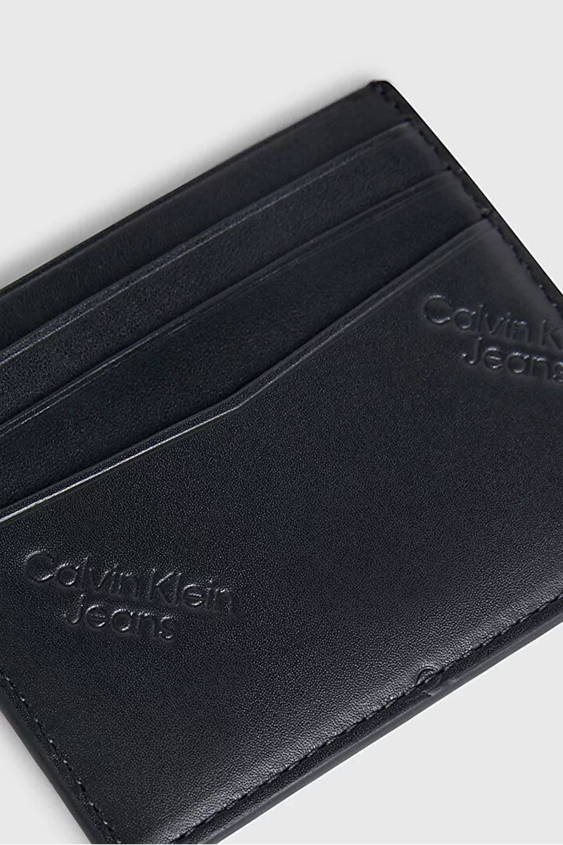 Calvin Klein LOGO PRINT CARDCASE 6CC Erkek  Kartlık K50K511817-0GK
