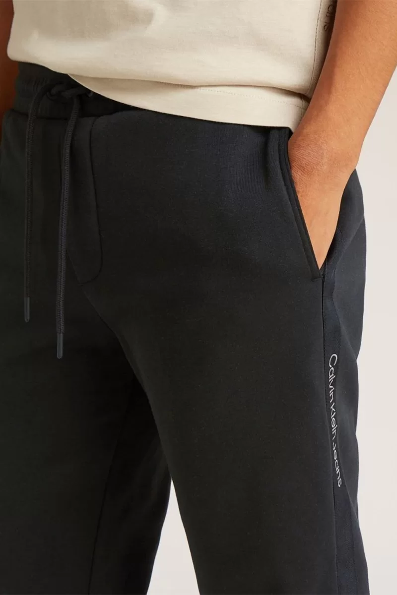 CK Jeans LOGO TAPE HWK PANT Erkek SİYAH Eşofman Altı J30J326175-BEH