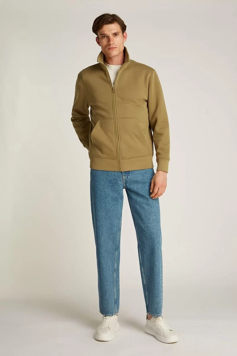 Calvin Klein  Erkek Regular Fit Haki Ceket