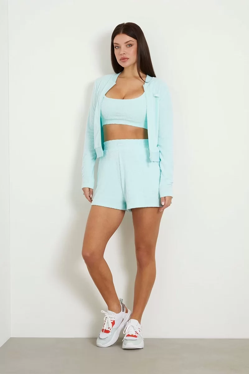 Guess LOLA SHORT Kadın Mavi Şort V4GD15KC5W2-P7OT