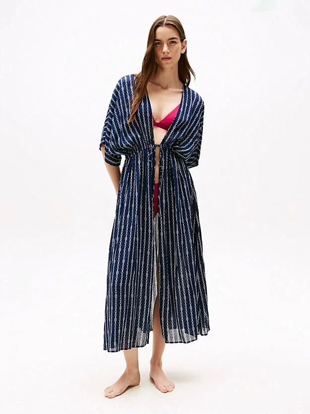 Tommy Hilfiger LONG KAFTAN Kadın  Kimono UW0UW059600G3