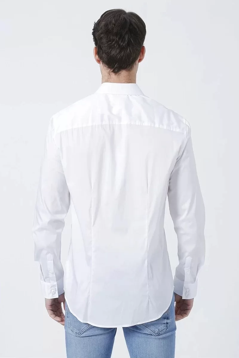 Guess LS SUNSET SHIRT Erkek Beyaz Gömlek M1YH20W7ZK1-G011
