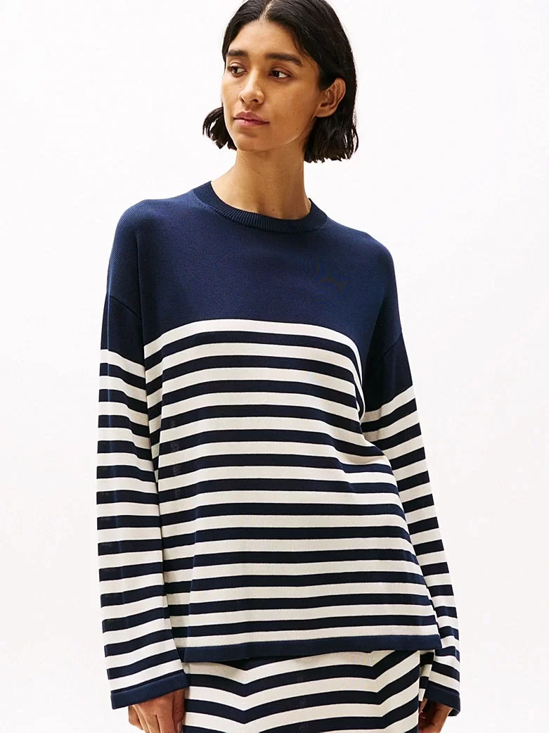 Tommy Hilfiger LYOCELL SILK RLX C-NK LS SWT Kadın  Hırka WW0WW444760A4