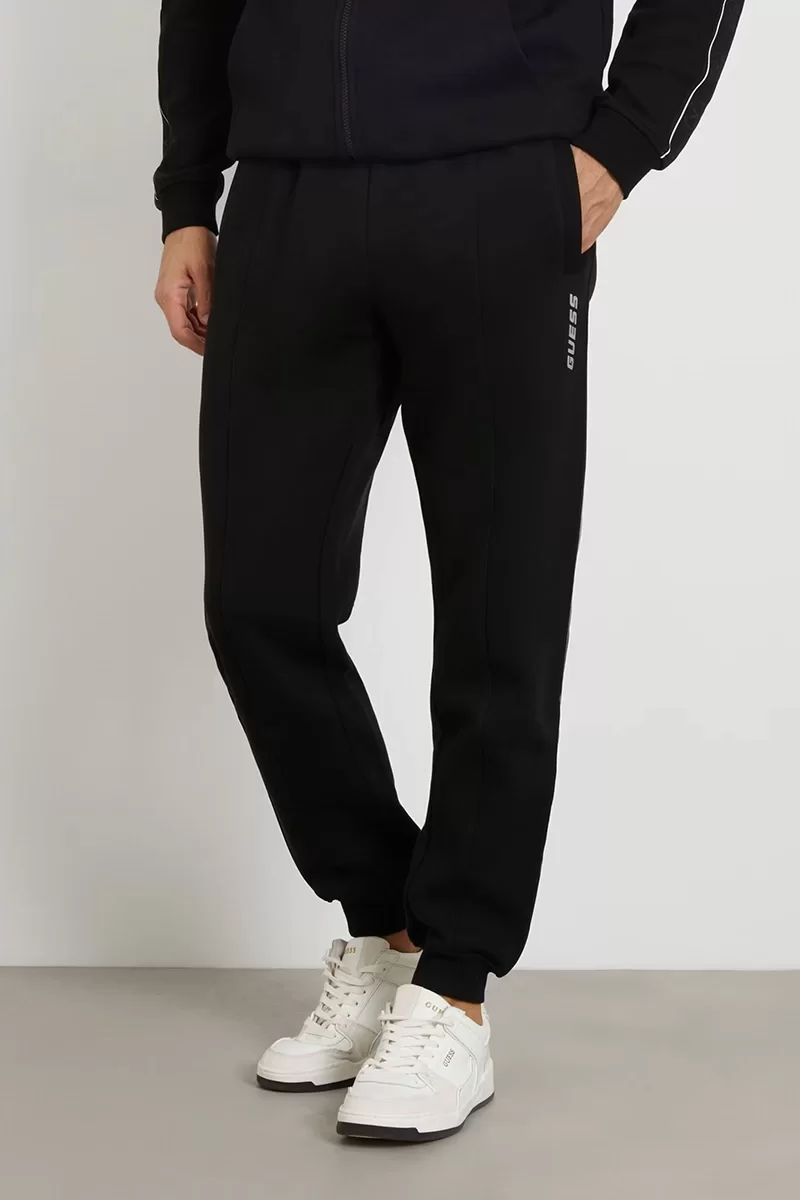 Guess MICKEY CUFF PANT Erkek Siyah Eşofman Altı Z2YB09KB3P2-JBLK