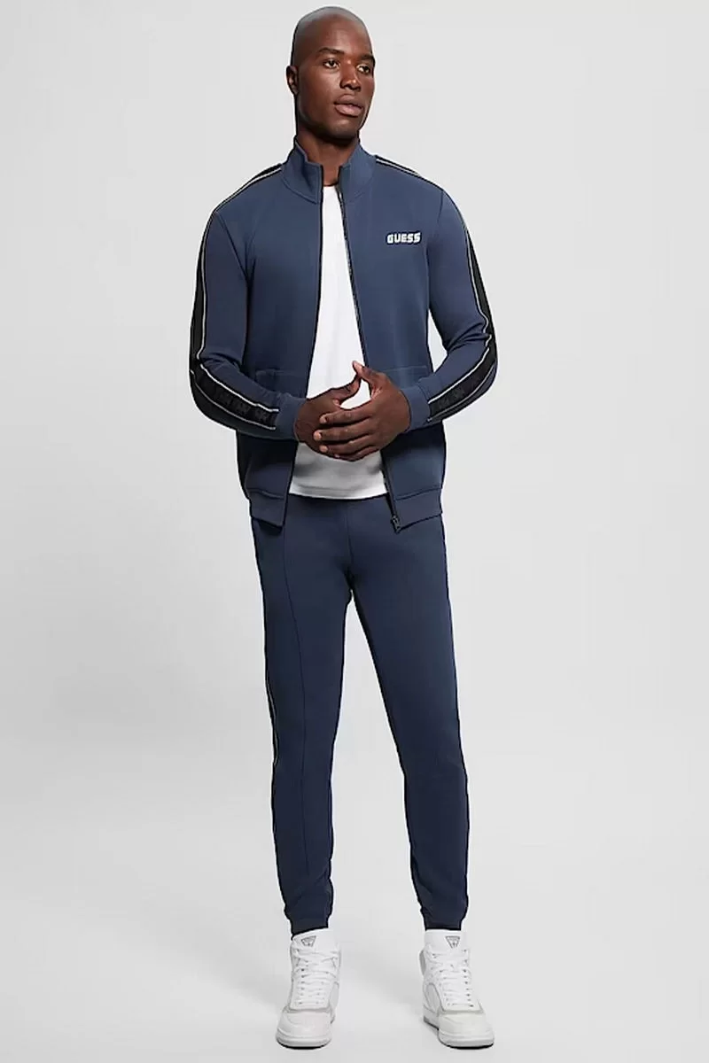 Guess MICKEY FULL ZIP SWEATSHIRT Erkek Mavi Eşofman Üstü Z2YQ10KB3P2-G7R1