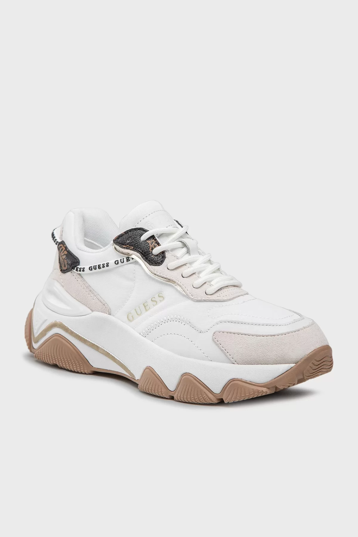 Guess Mıcola Kadın Beyaz Sneaker FL7MICFAL12-WHITE