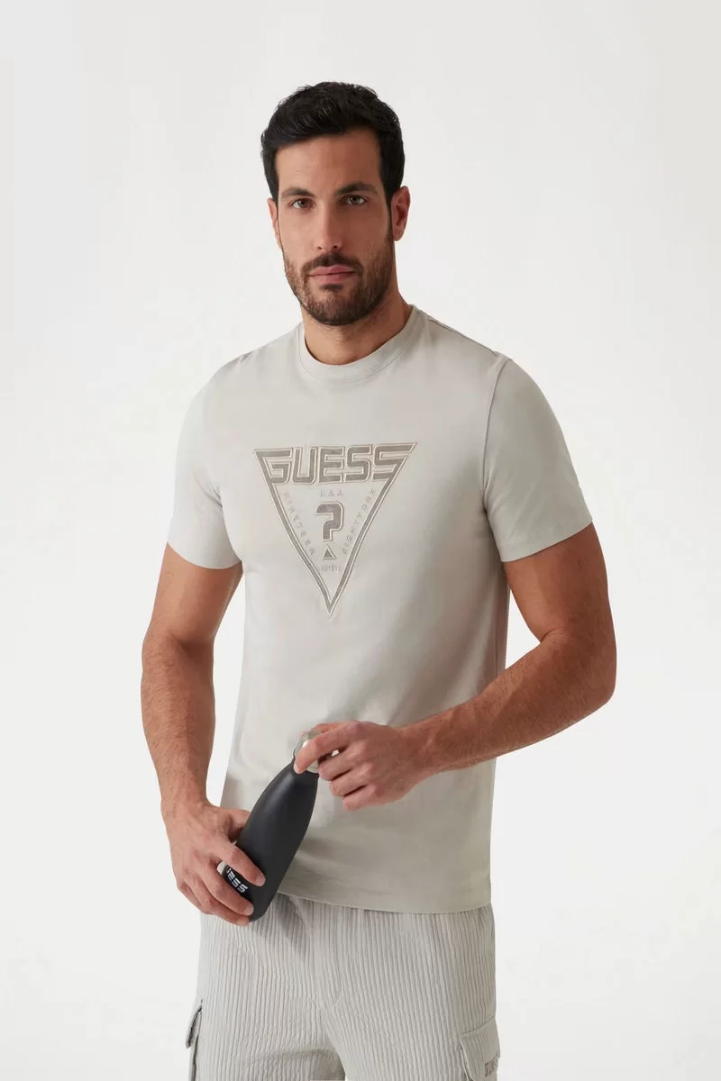 Guess MIDWAY CN T-SHIRT Erkek Gri T-shirt Z5RI03I3Z14-G9H6