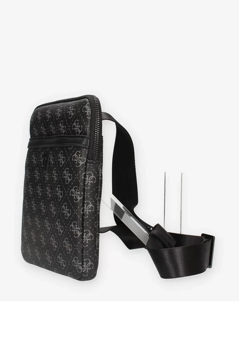 Guess Mılano Crossbody Flat Erkek Siyah Omuz Çantası HMEVZLP2223-DAB