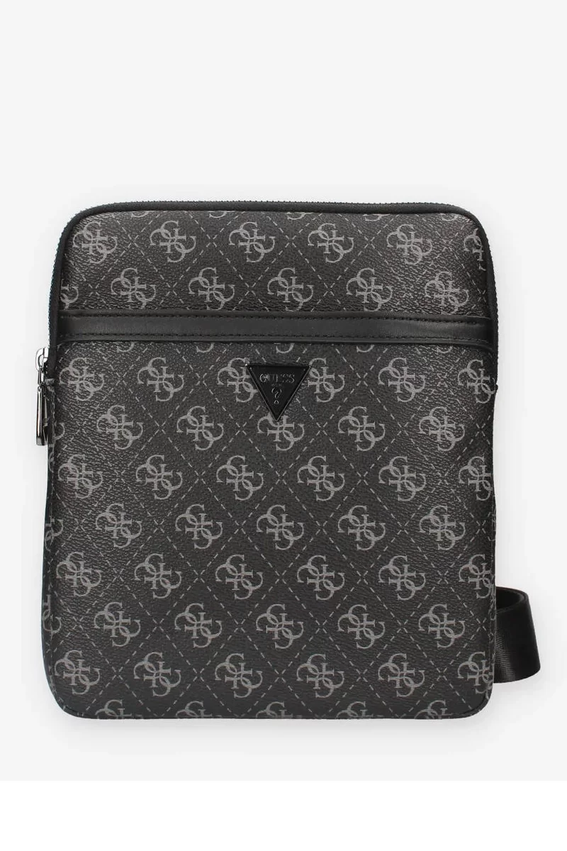 Guess Mılano Crossbody Flat Erkek Siyah Omuz Çantası HMEVZLP2223-DAB