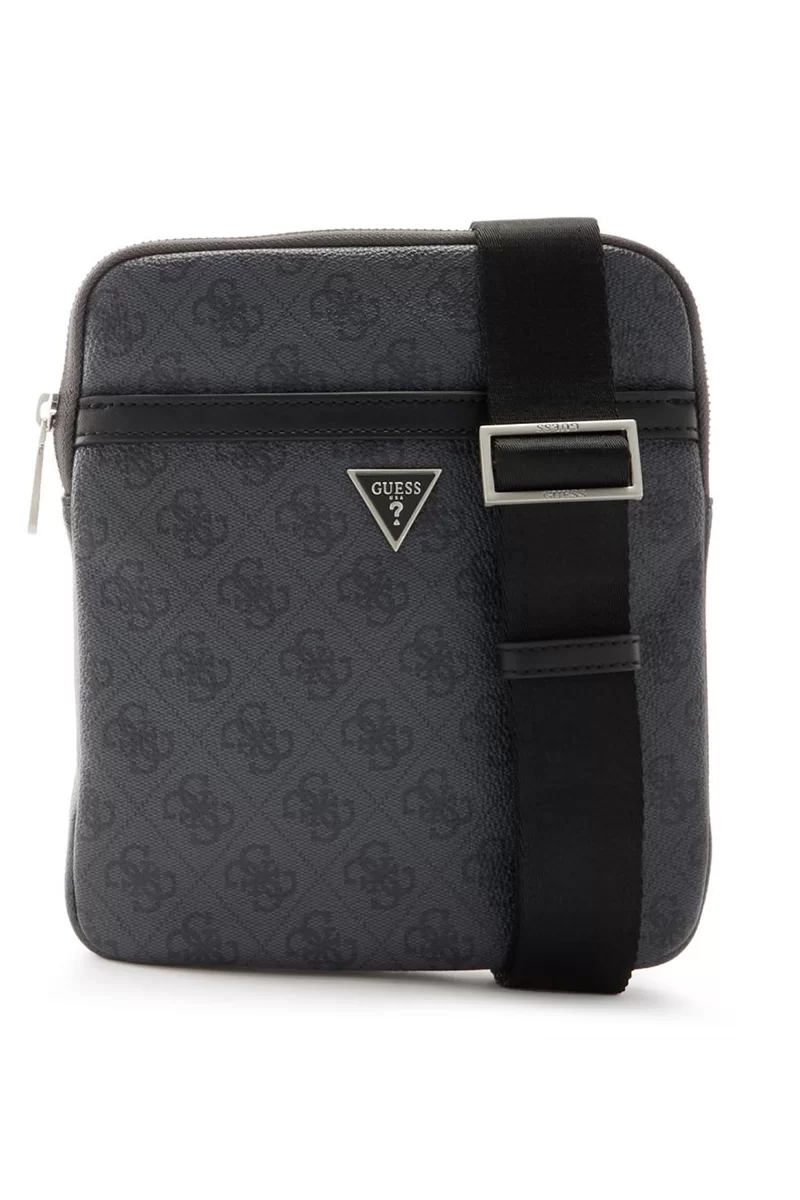 Guess Mılano Crossbody Flat Erkek Siyah Omuz Çantası HMEVZLP2223-BLA