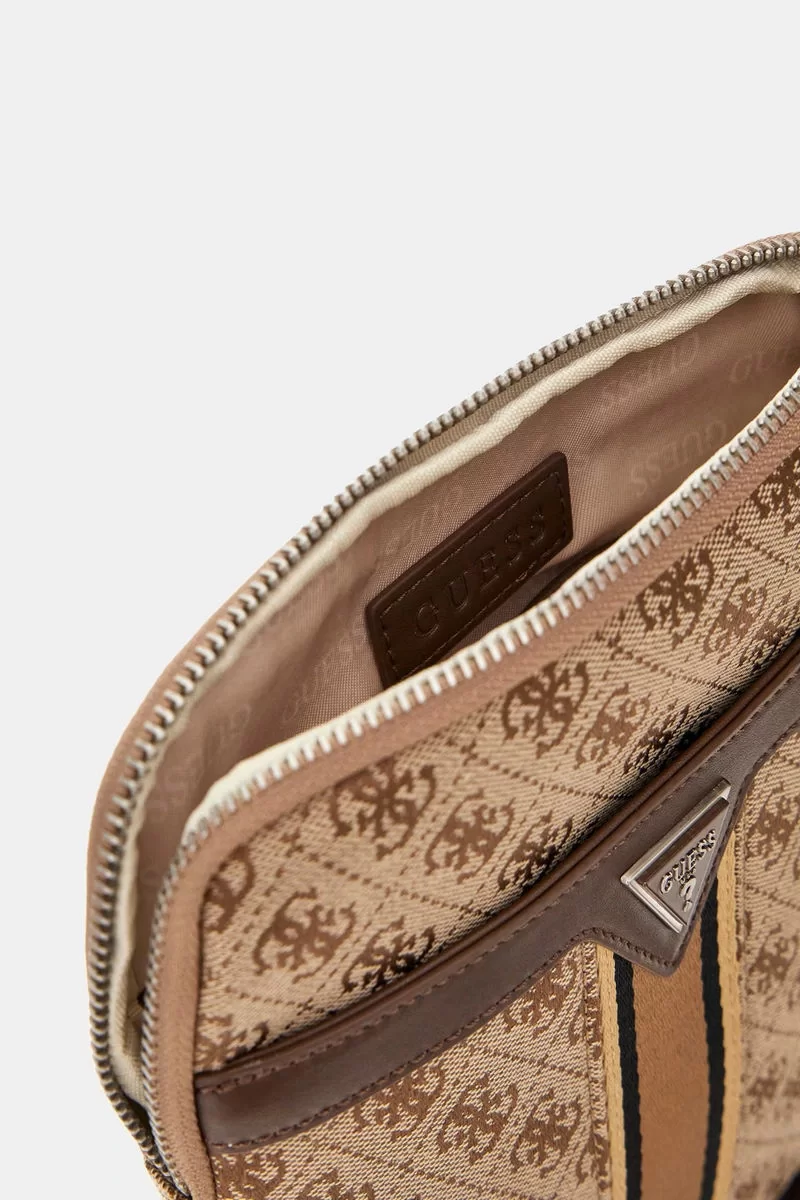 Guess Mılano Crossbody Flat Erkek Bej/Kahverengi Omuz Çantası HMMISTP5123-BBO
