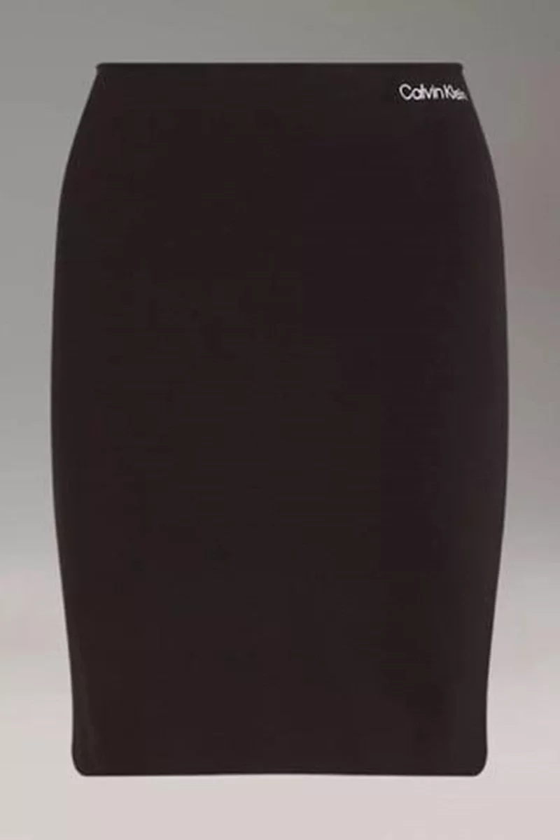 CK Jeans MILANO LOGO ELASTIC SKIRT Kadın  Etek J20J224862-BEH