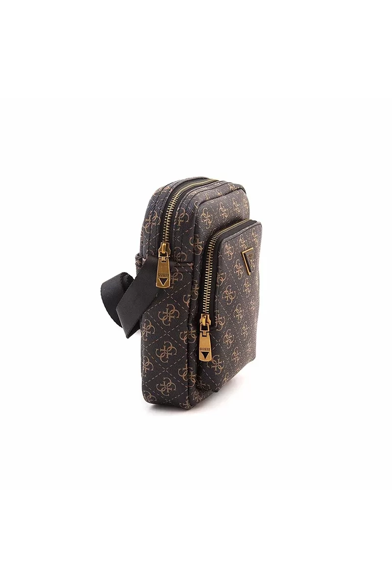 Guess MILANO XBODY W FRONT Erkek Kahverengi Omuz Çantası HMEVZLP3163-BNH