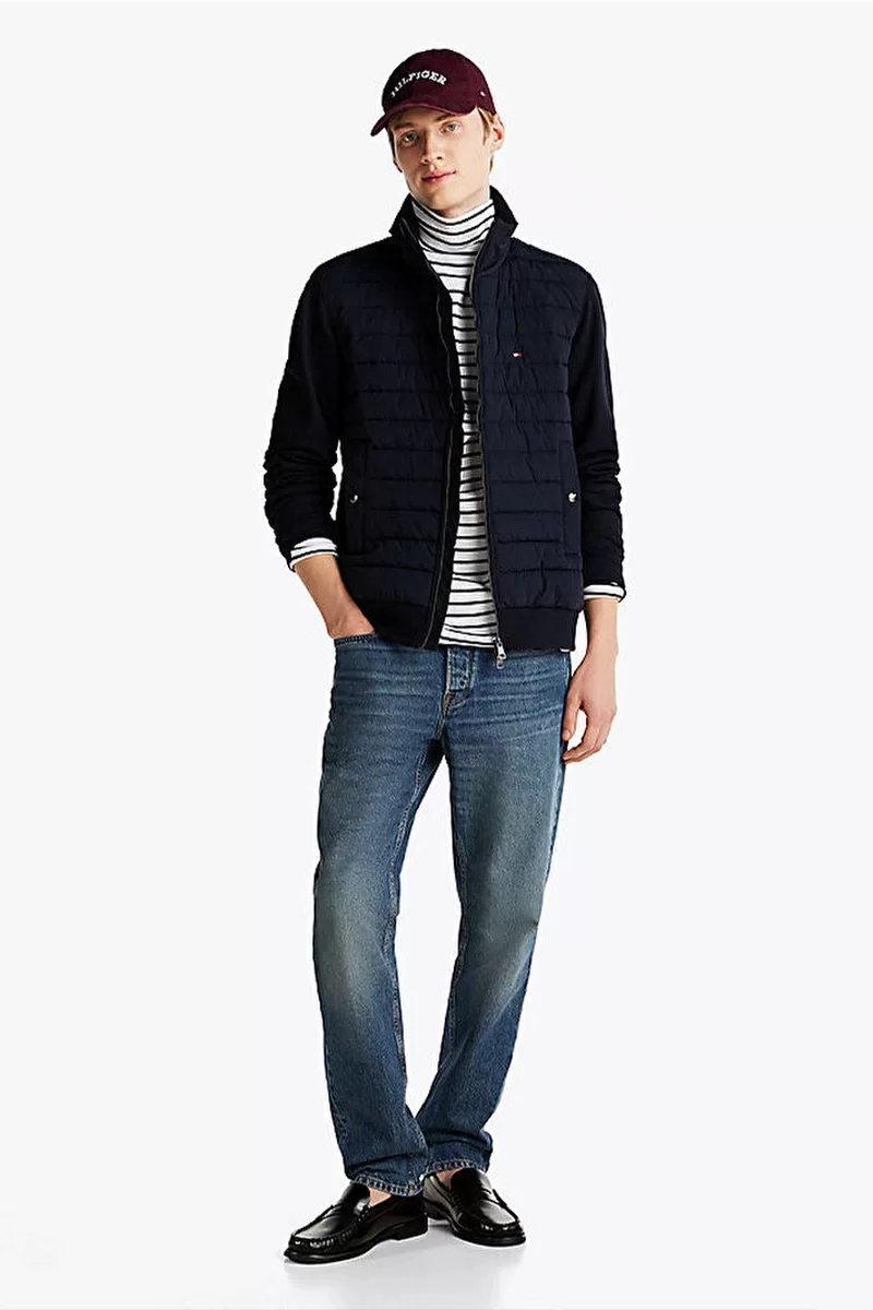 Tommy Hilfiger MIX MEDIA STAND CLLR Erkek  Ceket MW0MW37461DW5
