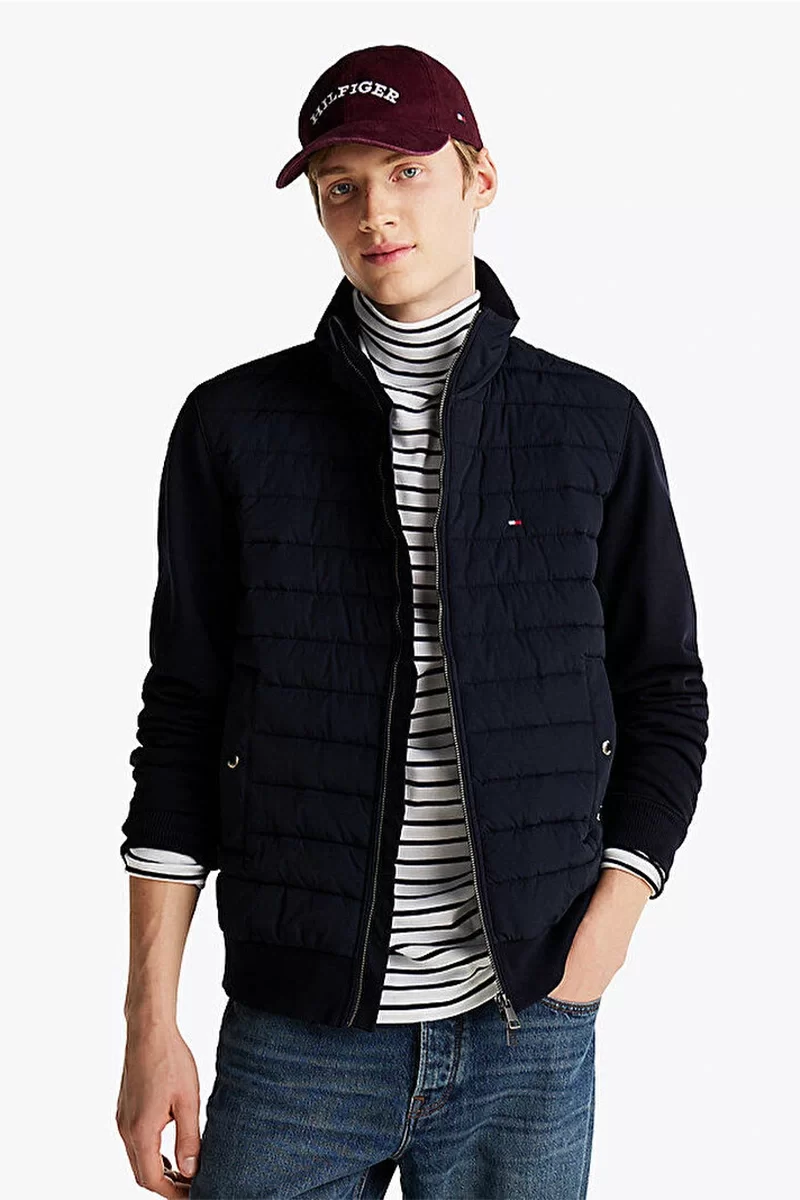 Tommy Hilfiger MIX MEDIA STAND CLLR Erkek  Ceket MW0MW37461DW5