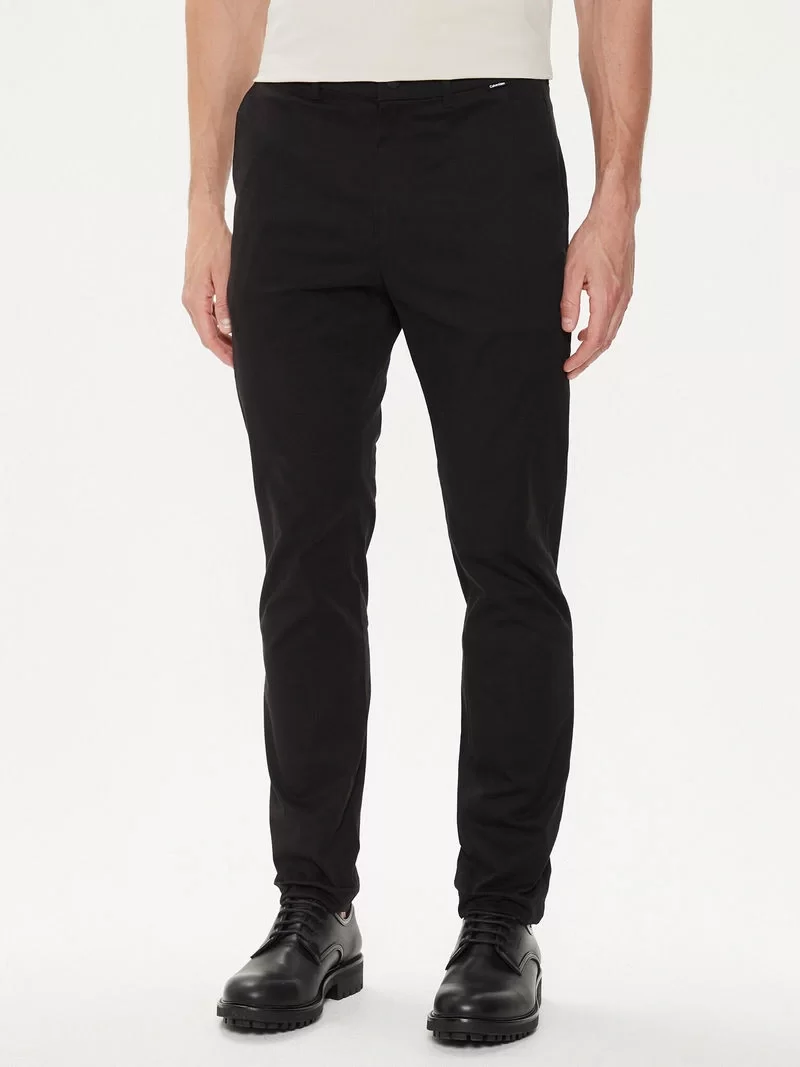 Calvin Klein MODERN TWILL SLIM CHINO Erkek Siyah Pantolon K10K113696-BEH