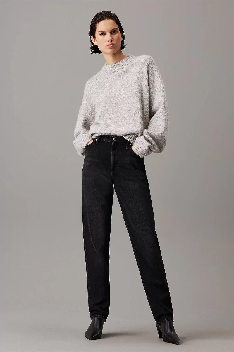 CK Jeans MOM JEAN Kadın Denim Jeans J20J224035-1BY