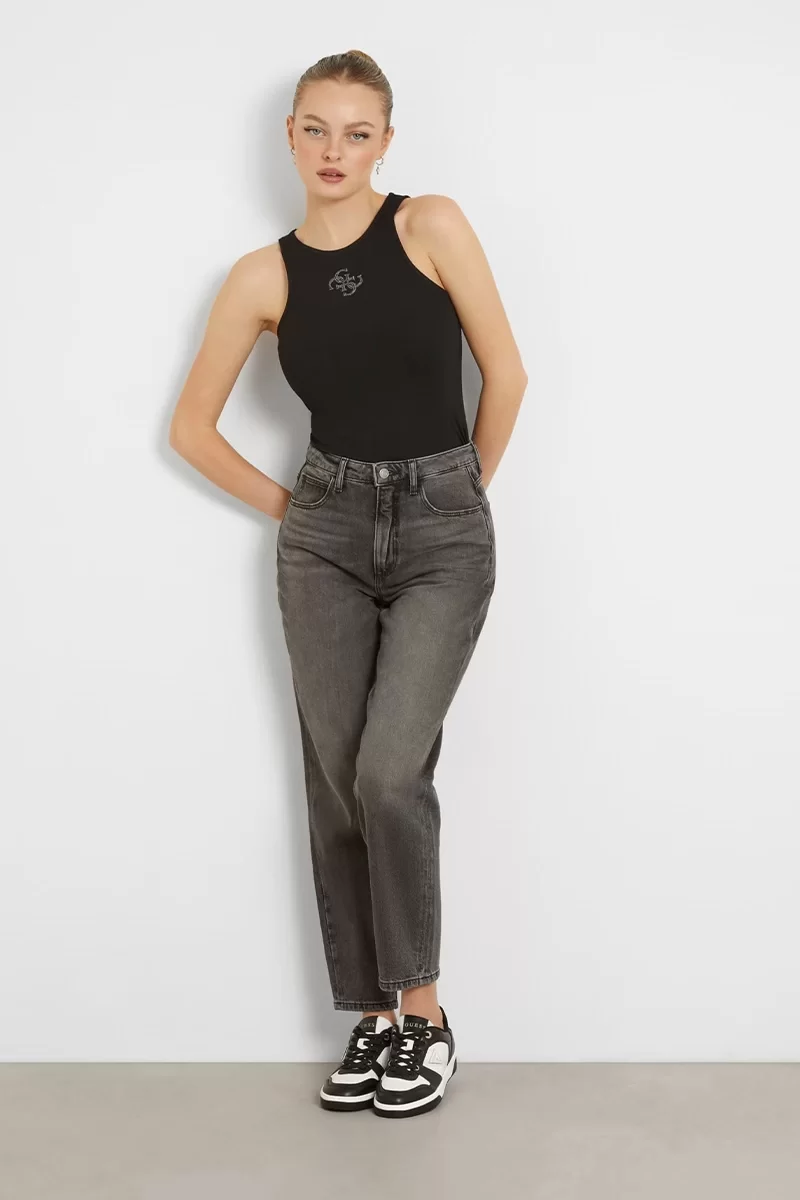 Guess Mom Jean Kadın Gri Jeans W2YA21D4QD2-AUGR
