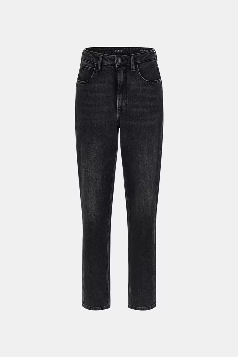 Guess MOM JEAN Kadın Siyah Jeans W2YA21D4QD1-AUBK