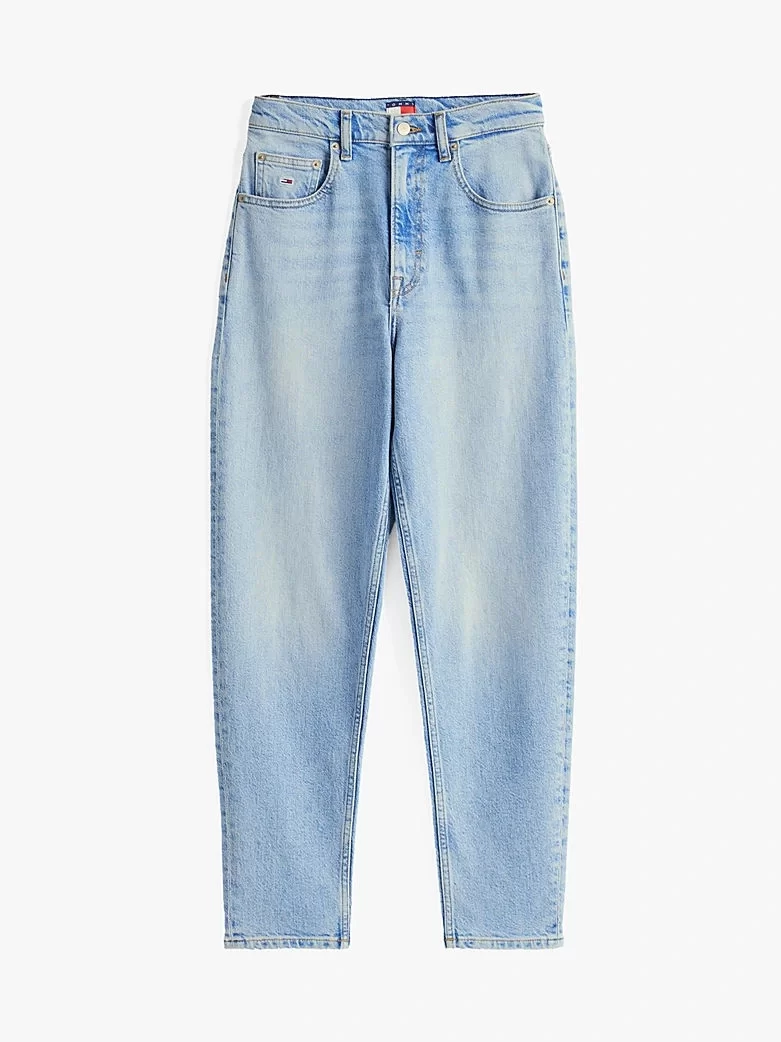 Tommy Jeans MOM JEAN UH TPR BI0112 CO Kadın  Jeans DW0DW200411AB