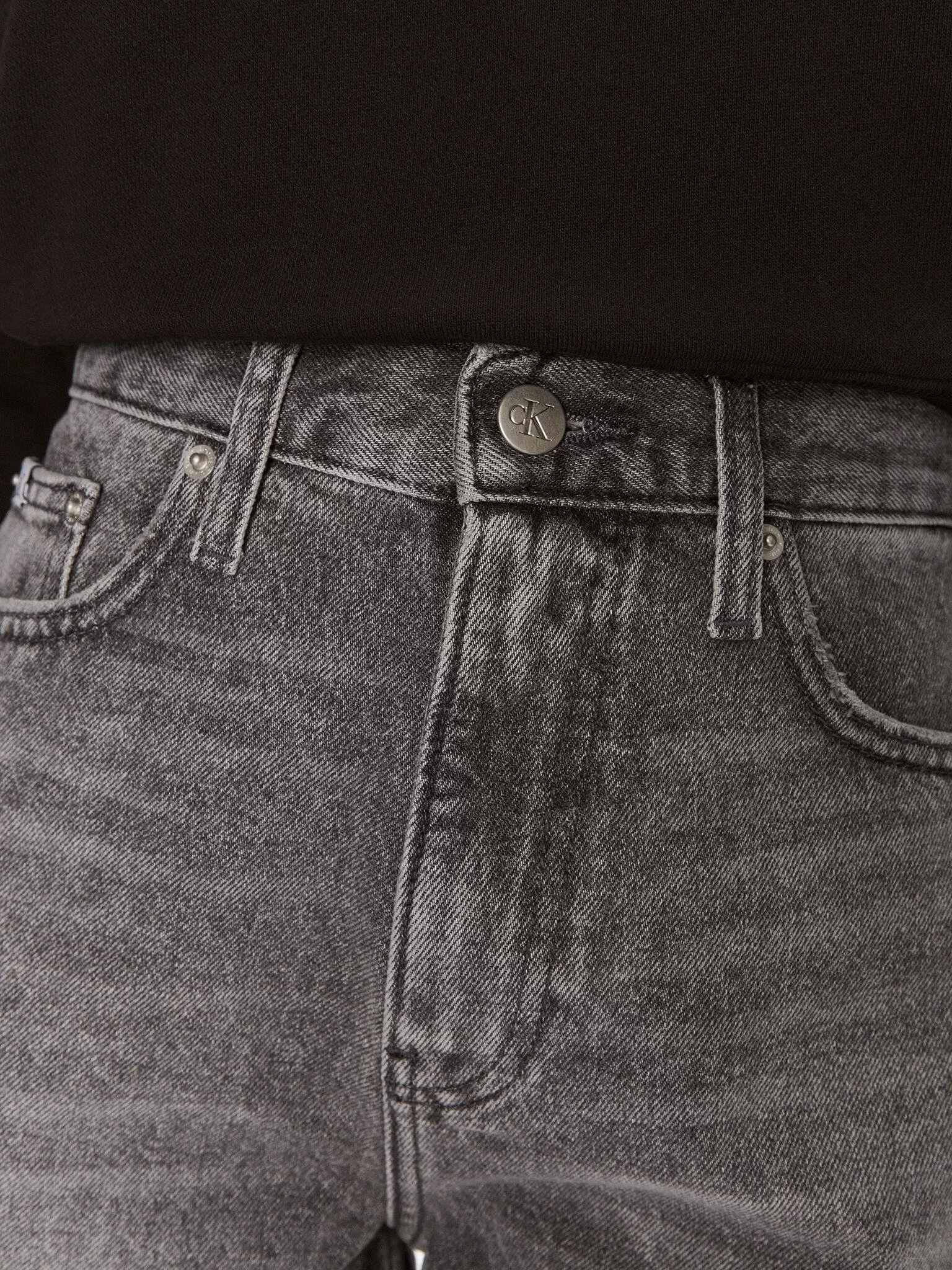 Calvin Klein MOM SHORT Kadın Gri Şort J20J223508-1BZ