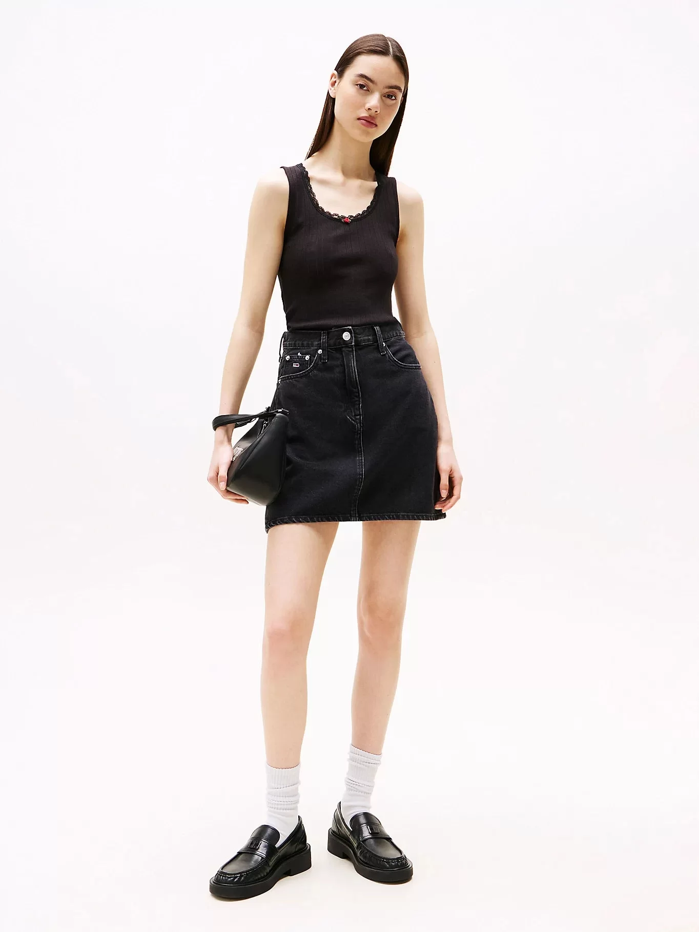 Tommy Jeans MOM SKIRT BI8080 Kadın  Etek DW0DW212751BZ