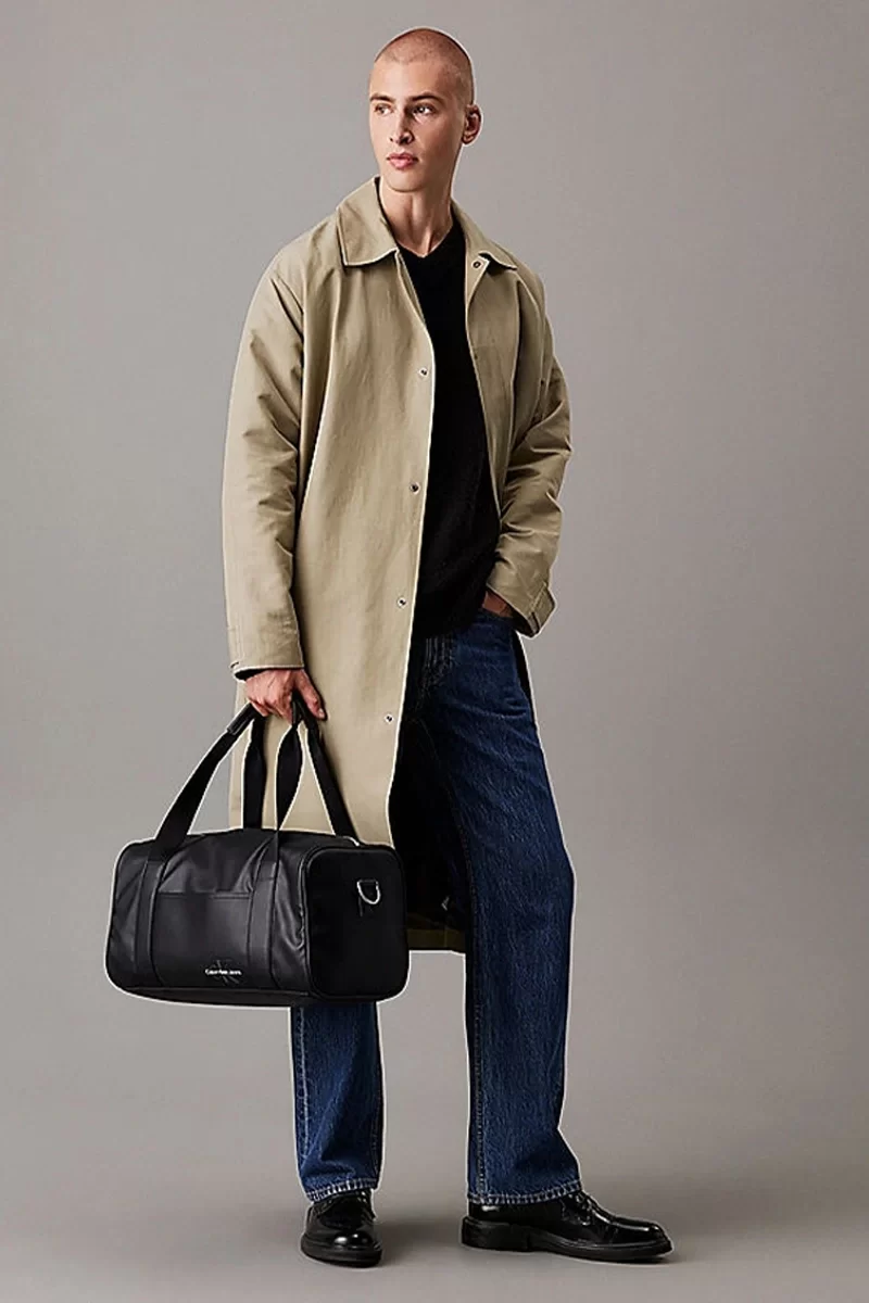 Calvin Klein MODERN BAR BIFOLD 6CC W/BILL MON Erkek Siyah Valiz K50K512037-BEH
