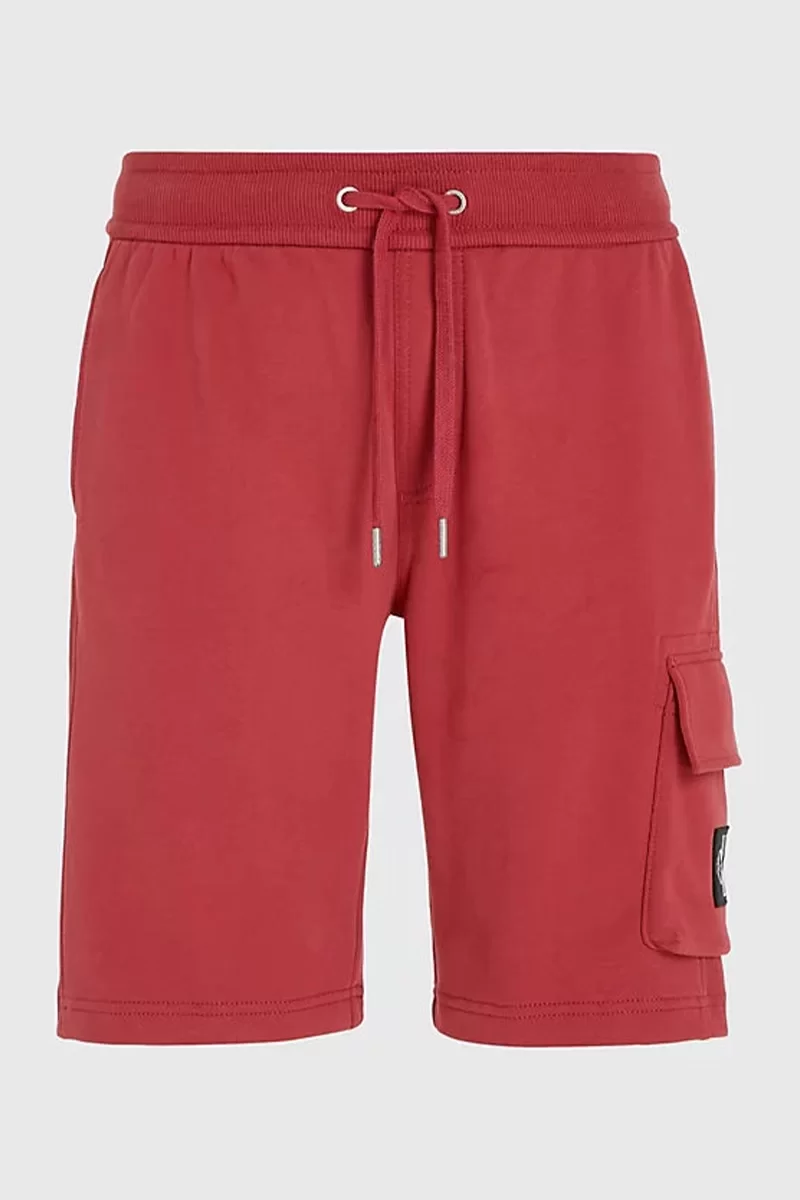 Calvin Klein MONOLOGO BADGE SHORT Erkek Kırmızı Şort J30J325132-XA0
