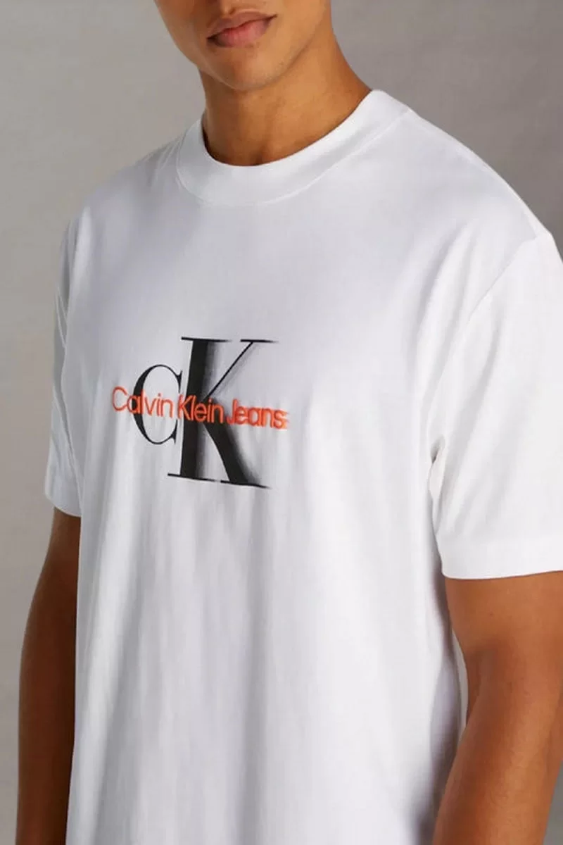 CK Jeans MONOLOGO SHIFT TEE Erkek  T-shirt J30J327471-YAF