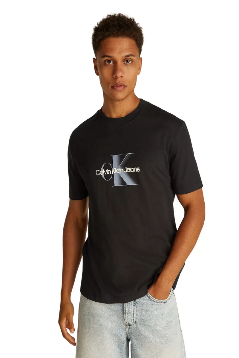 CK Jeans MONOLOGO SHIFT TEE Erkek  T-shirt J30J327471-BEH
