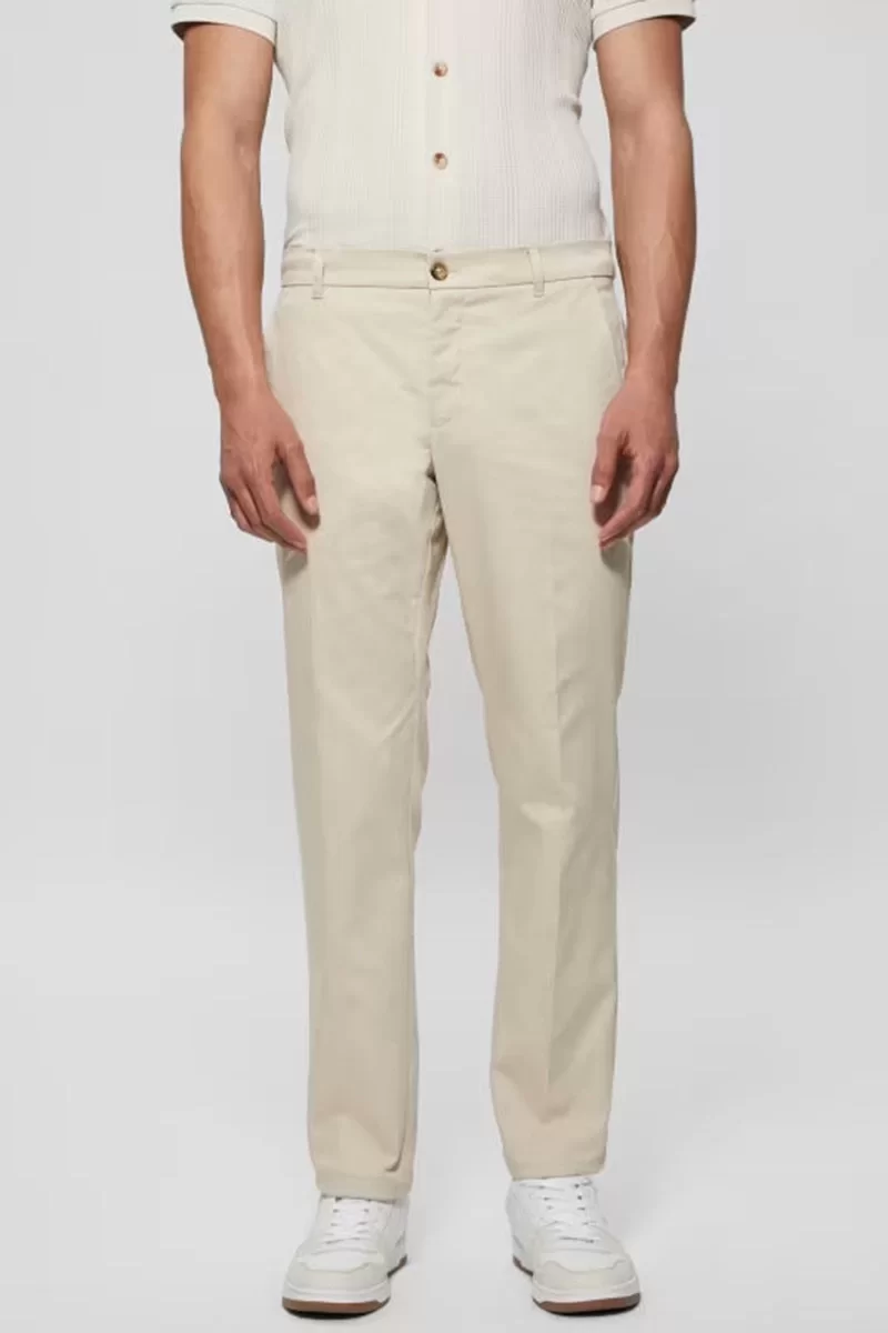 Guess Myron Dressy Pants Erkek Krem Pantolon M4YB01WG9Y0-F1ST