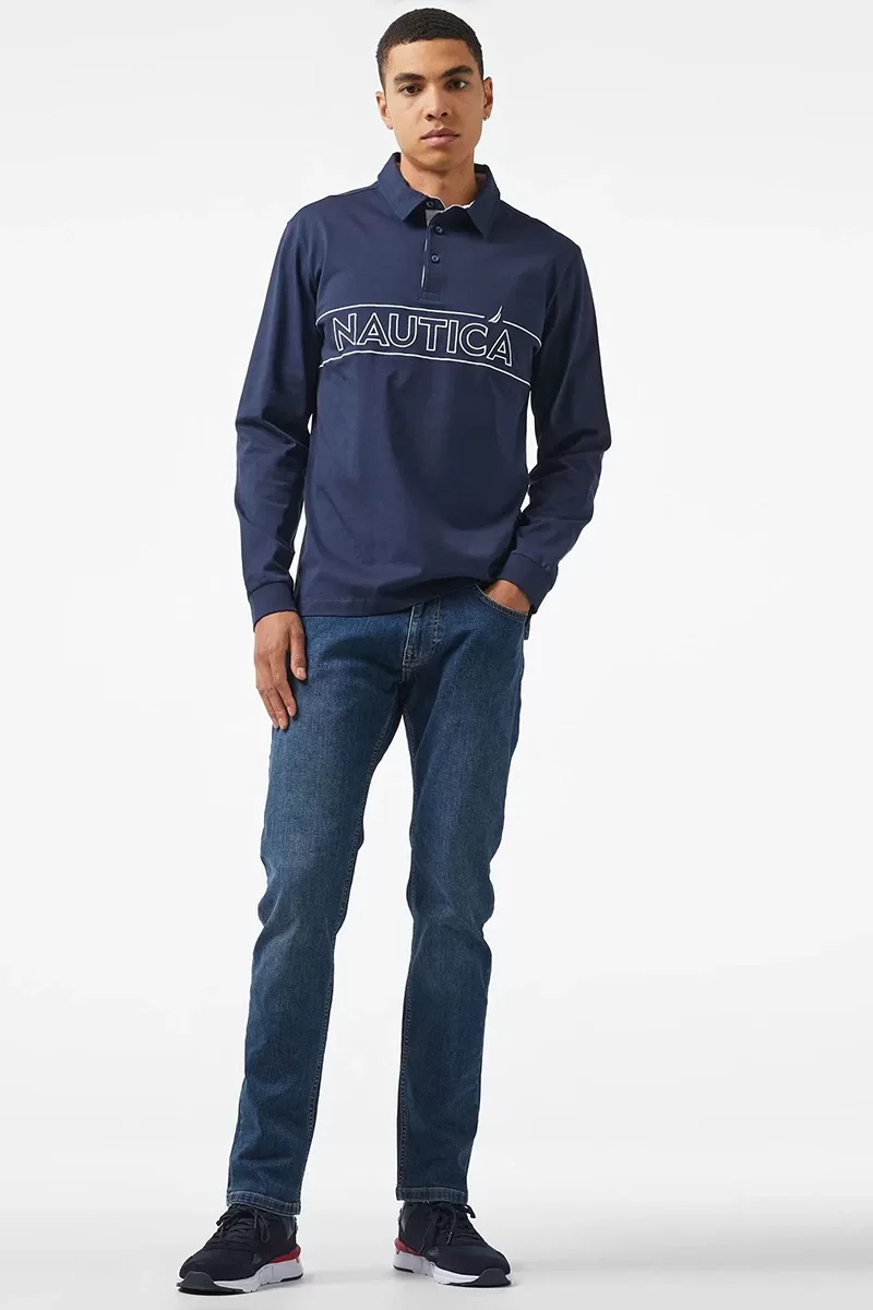 Nautica POLO Erkek Lacivert Sweatshirt K47502T.4NV