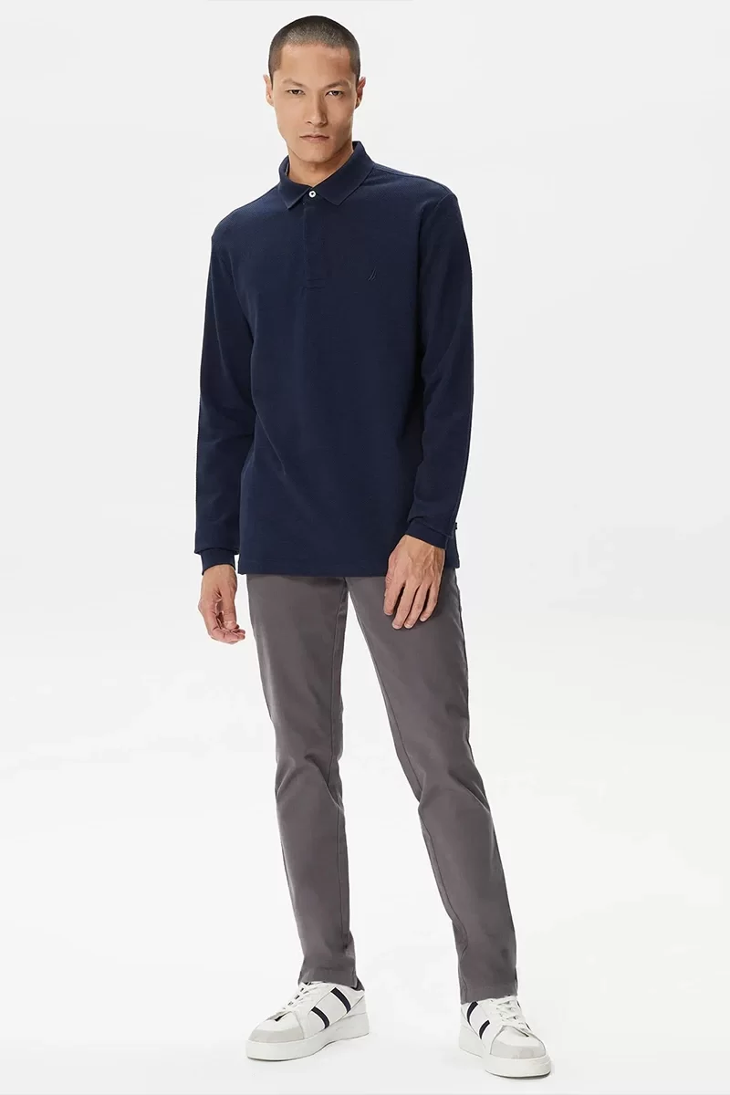 Nautica POLO Erkek Lacivert Sweatshirt K37015T.4NV