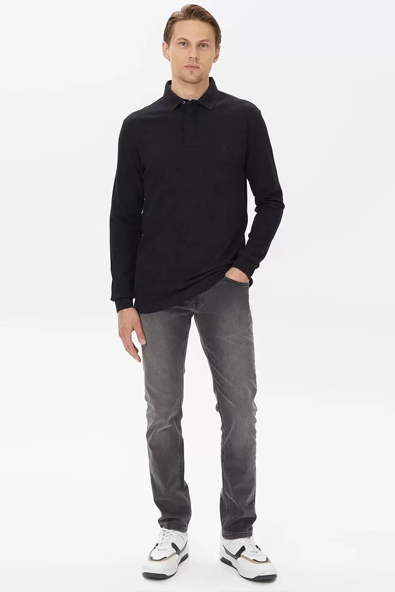 Nautica POLO Erkek Siyah Sweatshirt K37015T.0TB