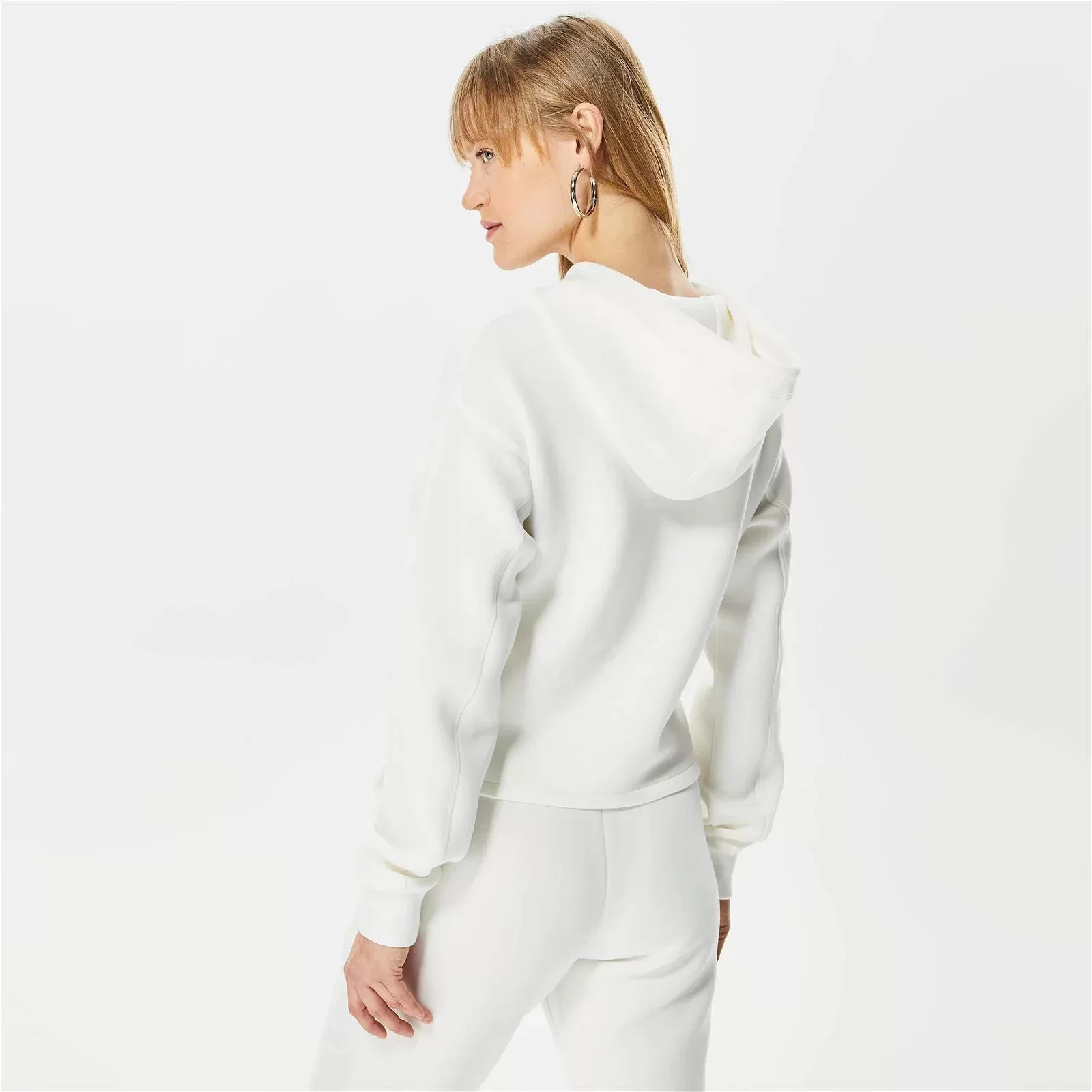 Guess NEW ALISA HOODED SWE Kadın Krem Sweatshirt V2YQ08K7UW2-G6K5