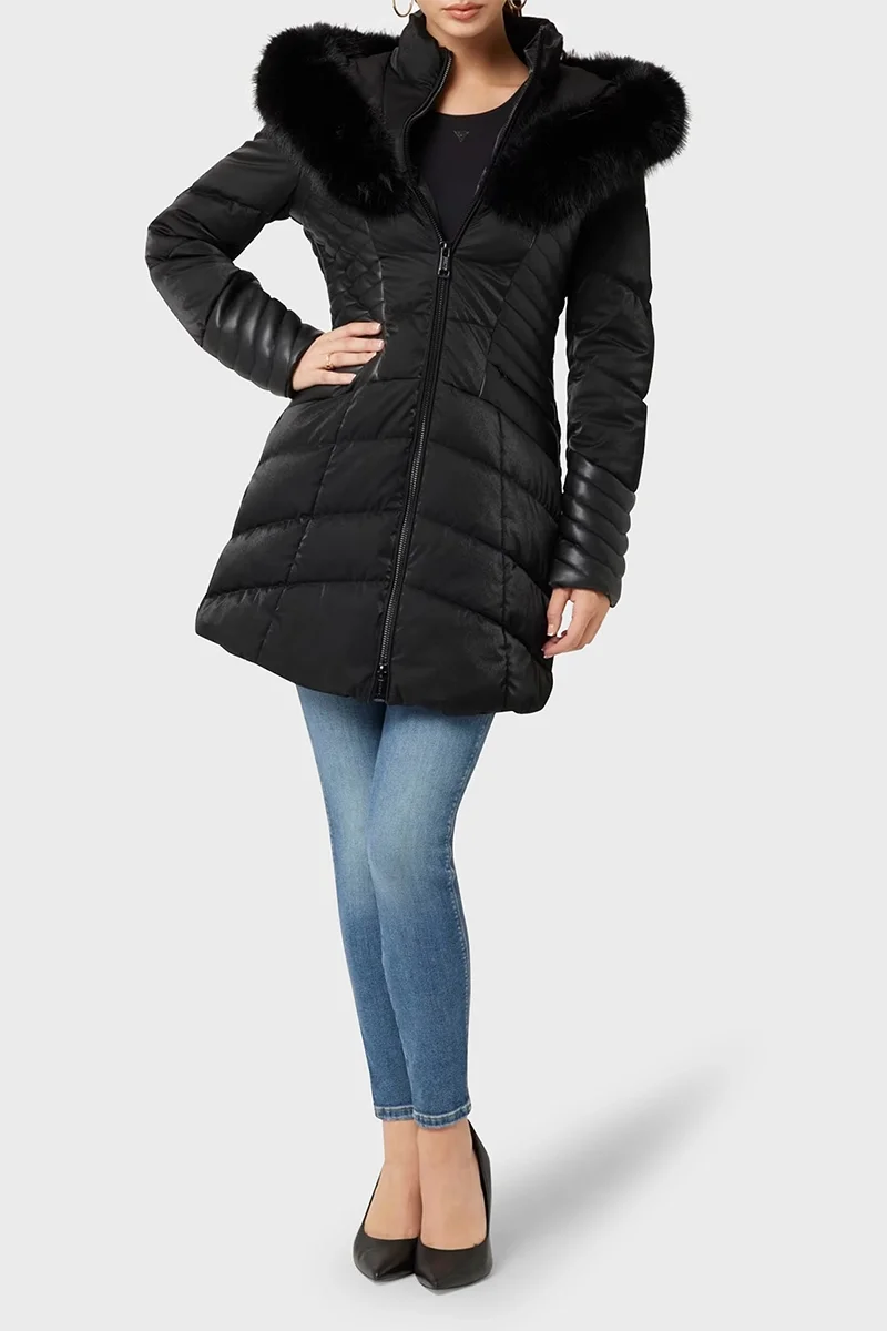 Guess New Oxana Kadın Siyah Mont W4BL61WGLZ0-JBLK