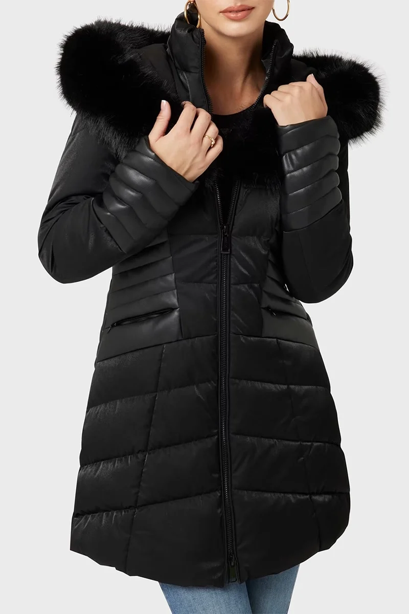 Guess New Oxana Kadın Siyah Mont W4BL61WGLZ0-JBLK