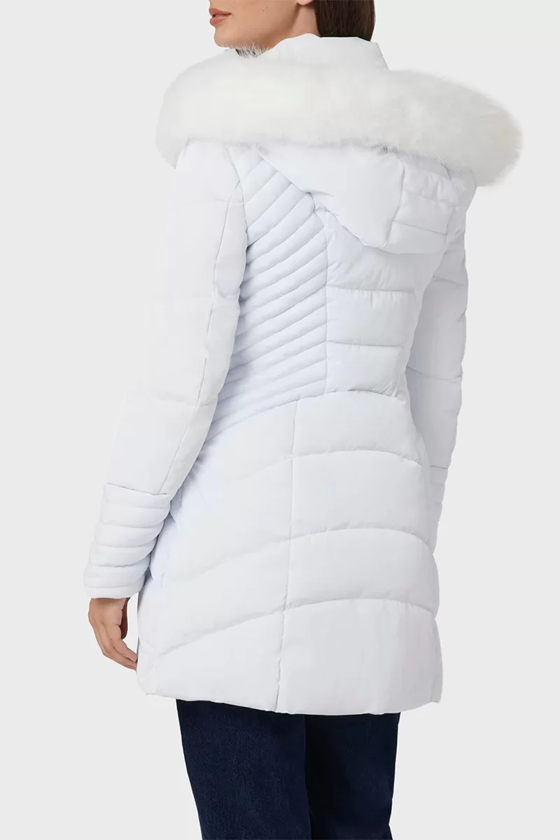 Guess New Oxana Jacket Kadın Beyaz Mont W4BL61WGLZ0-G011