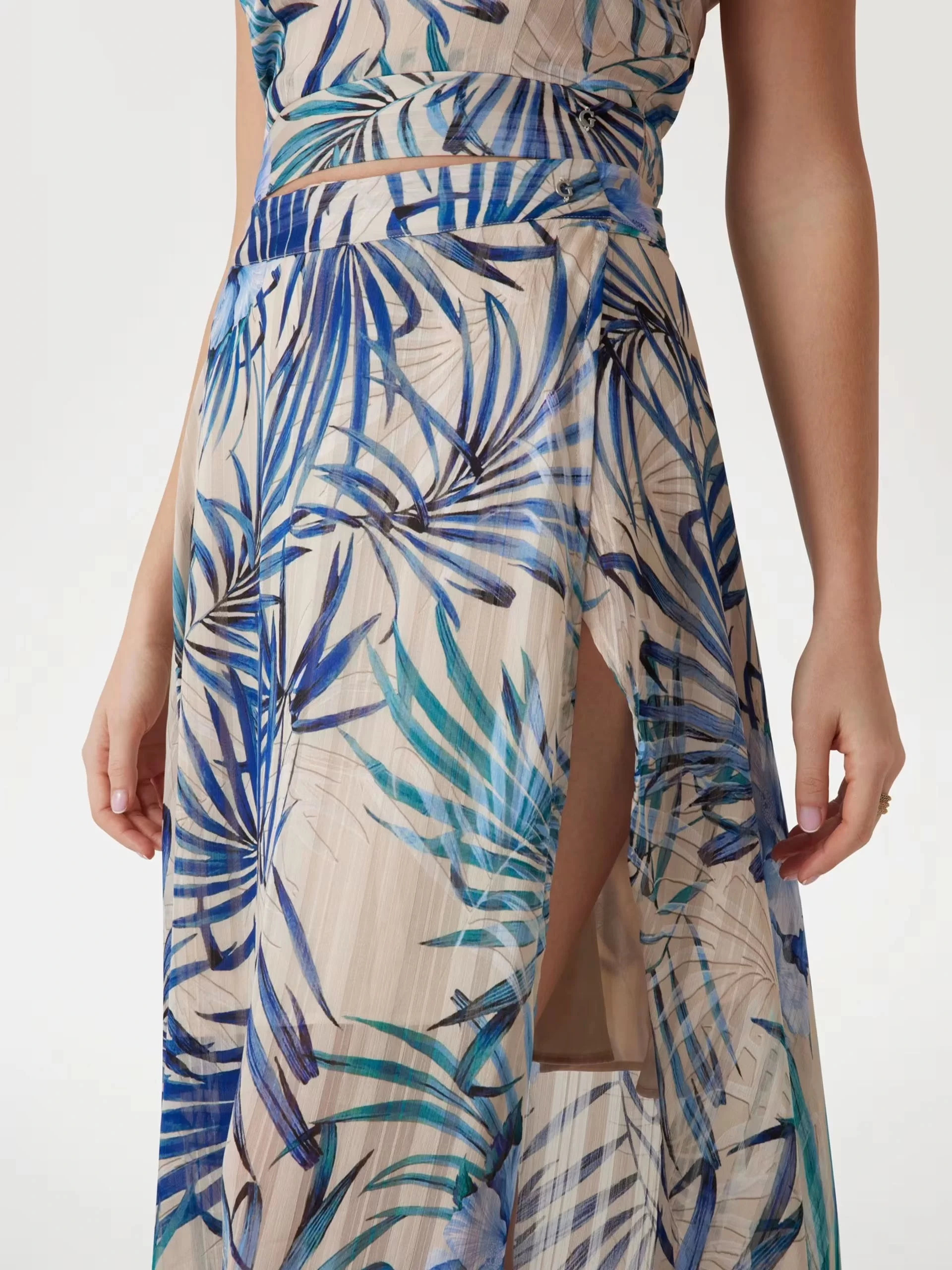 Guess NEW ROMANA SKIRT Kadın Multicolor Etek W5GD66WH9Z2-P7VM