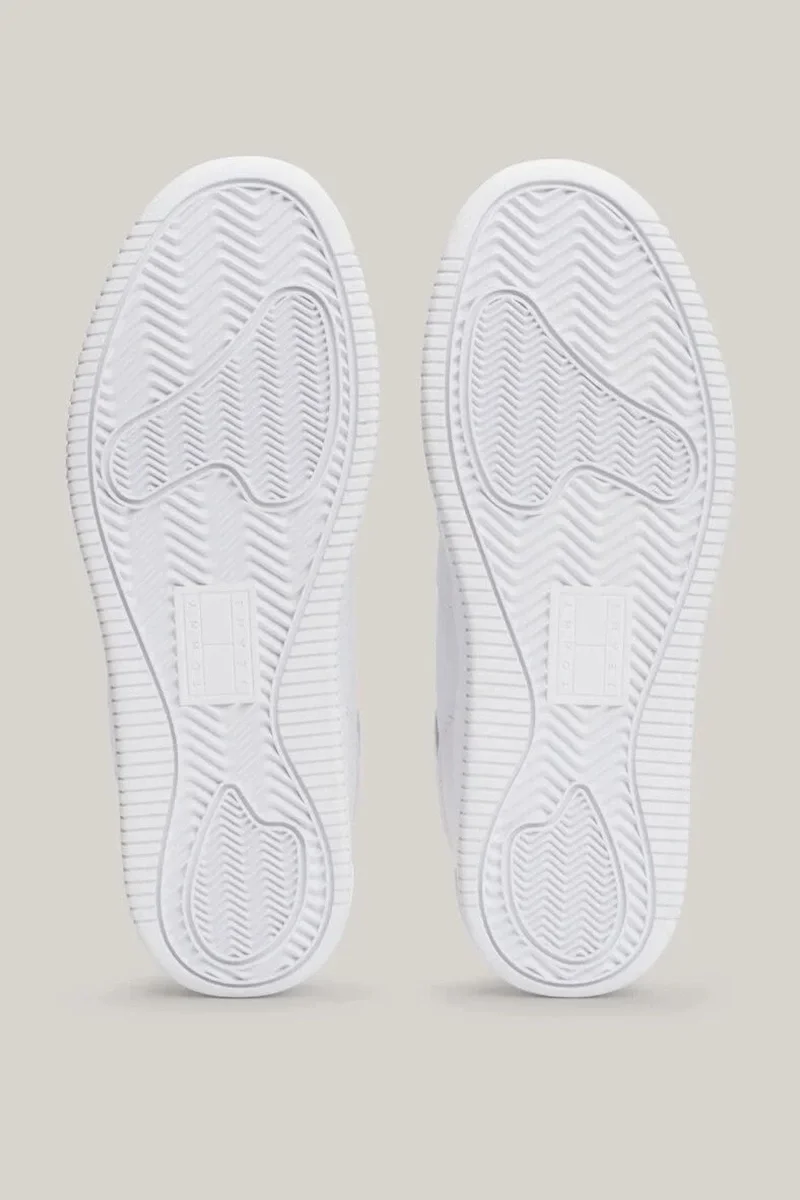 Tommy Jeans NEW TJW RETRO BASKET SNEAKER ESS Kadın Beyaz Sneaker EN0EN02505YBS
