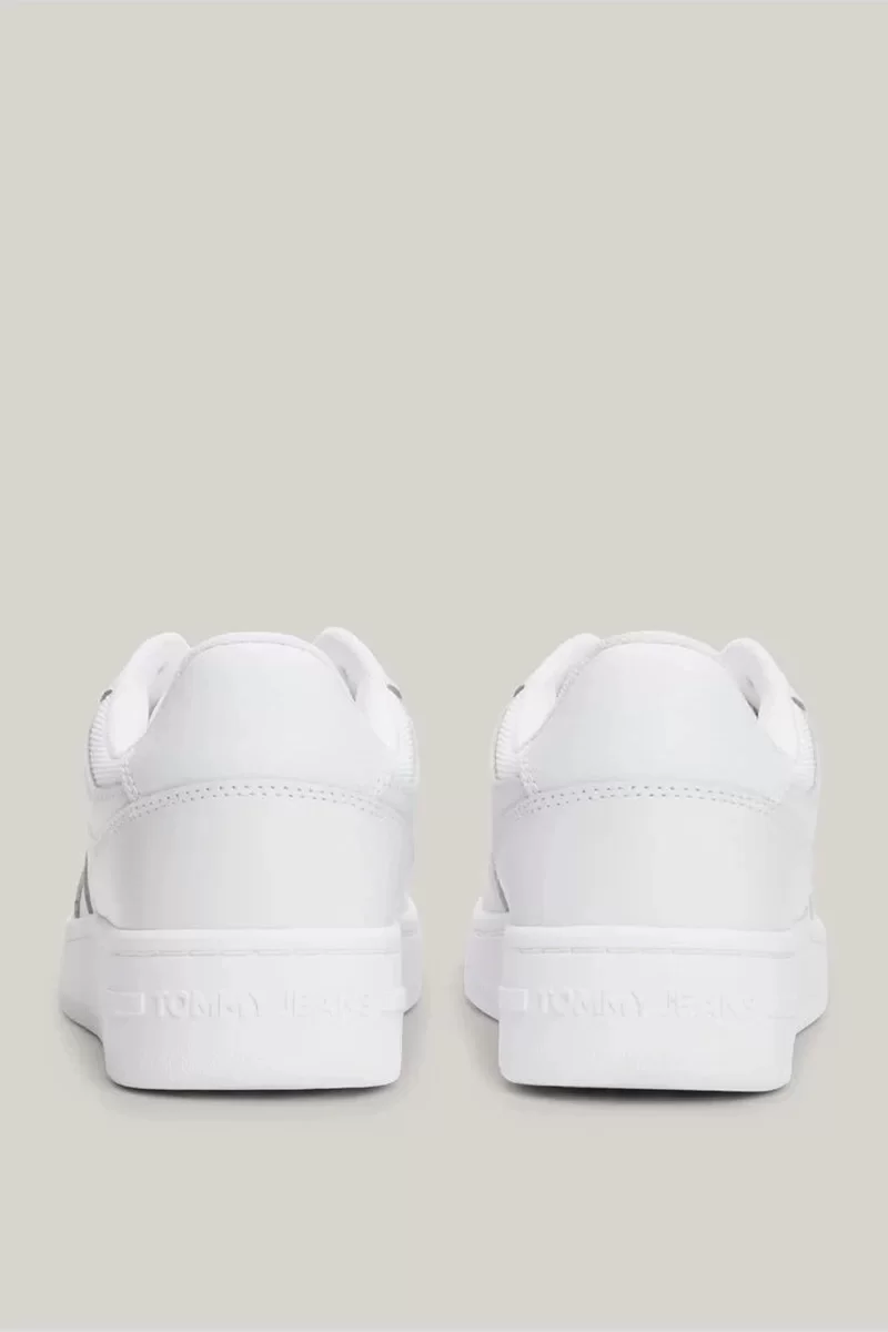 Tommy Jeans NEW TJW RETRO BASKET SNEAKER ESS Kadın Beyaz Sneaker EN0EN02505YBS