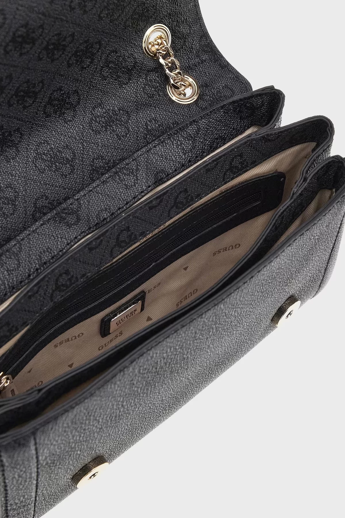Guess NOELLE CONVERTIBLE X Kadın Antrasit Çapraz Çanta HWBG7879210-CLO