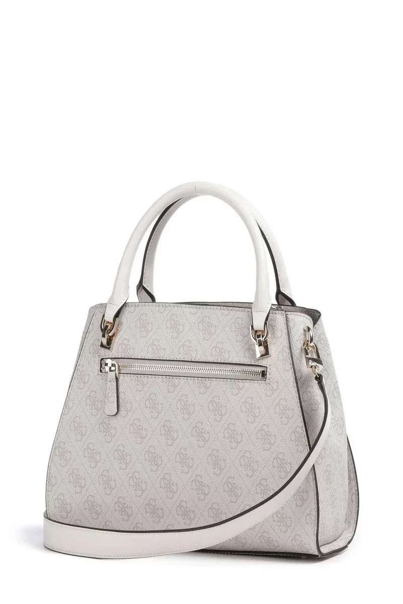 Guess NOELLE LUXURY SATCHEL Kadın Fildişi El Çantası HWBD7879070-DVL