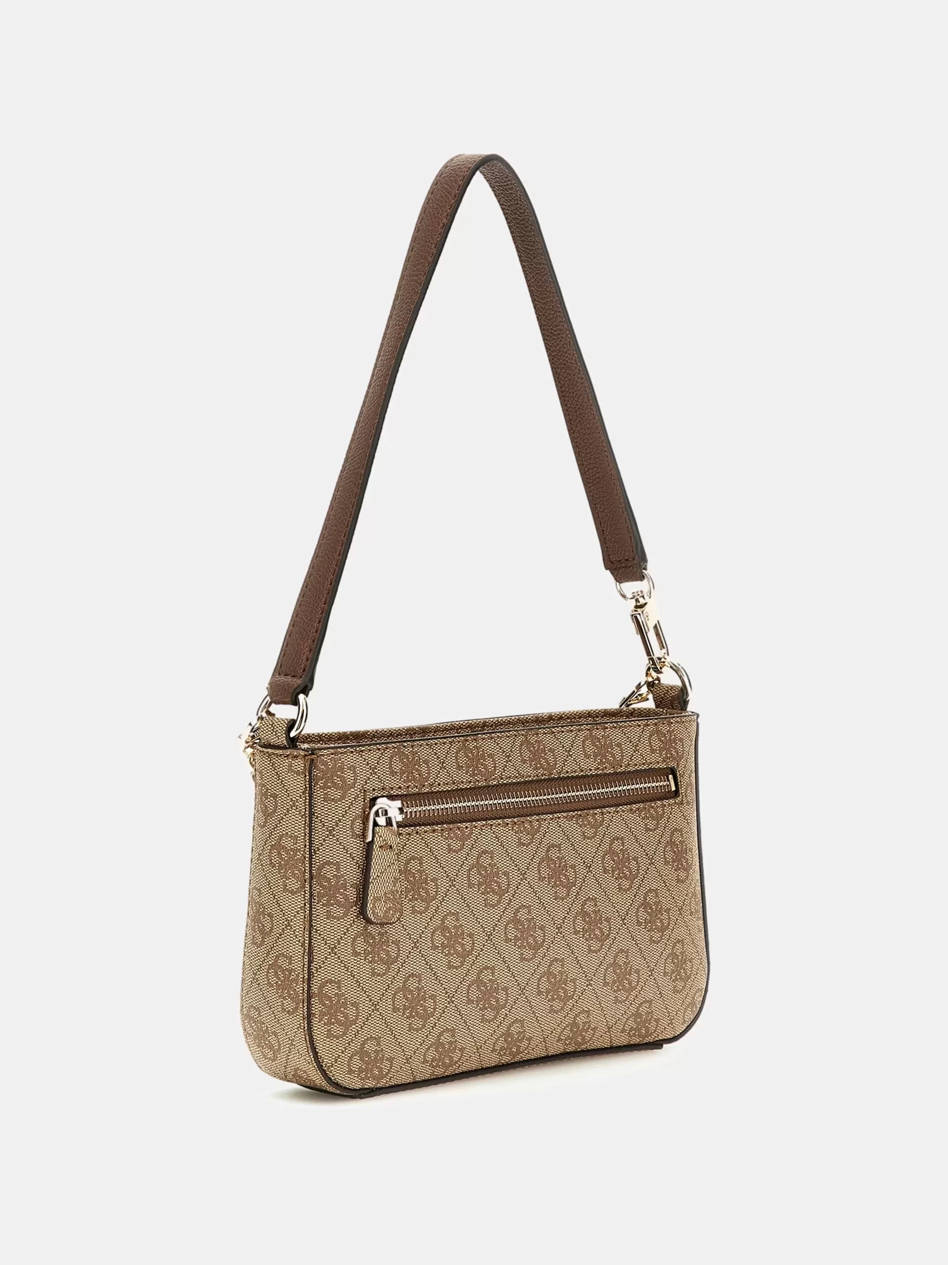 Guess NOELLE MINI TOP ZIP Kadın Kahverengi Mini Çanta HWBG7879720-LGW