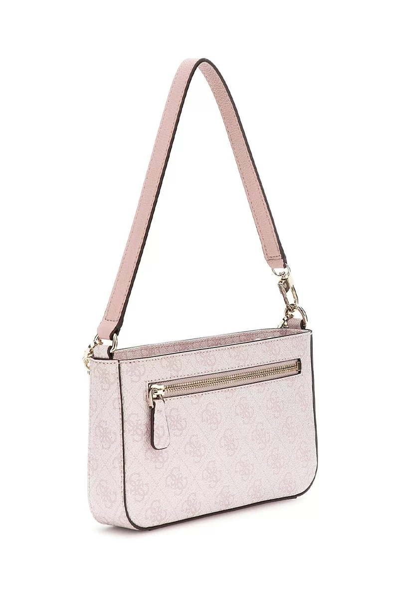 Guess Noelle Mını Top Zıp Shoulder Kadın Pembe Mini Çanta HWBG7879720-OCL