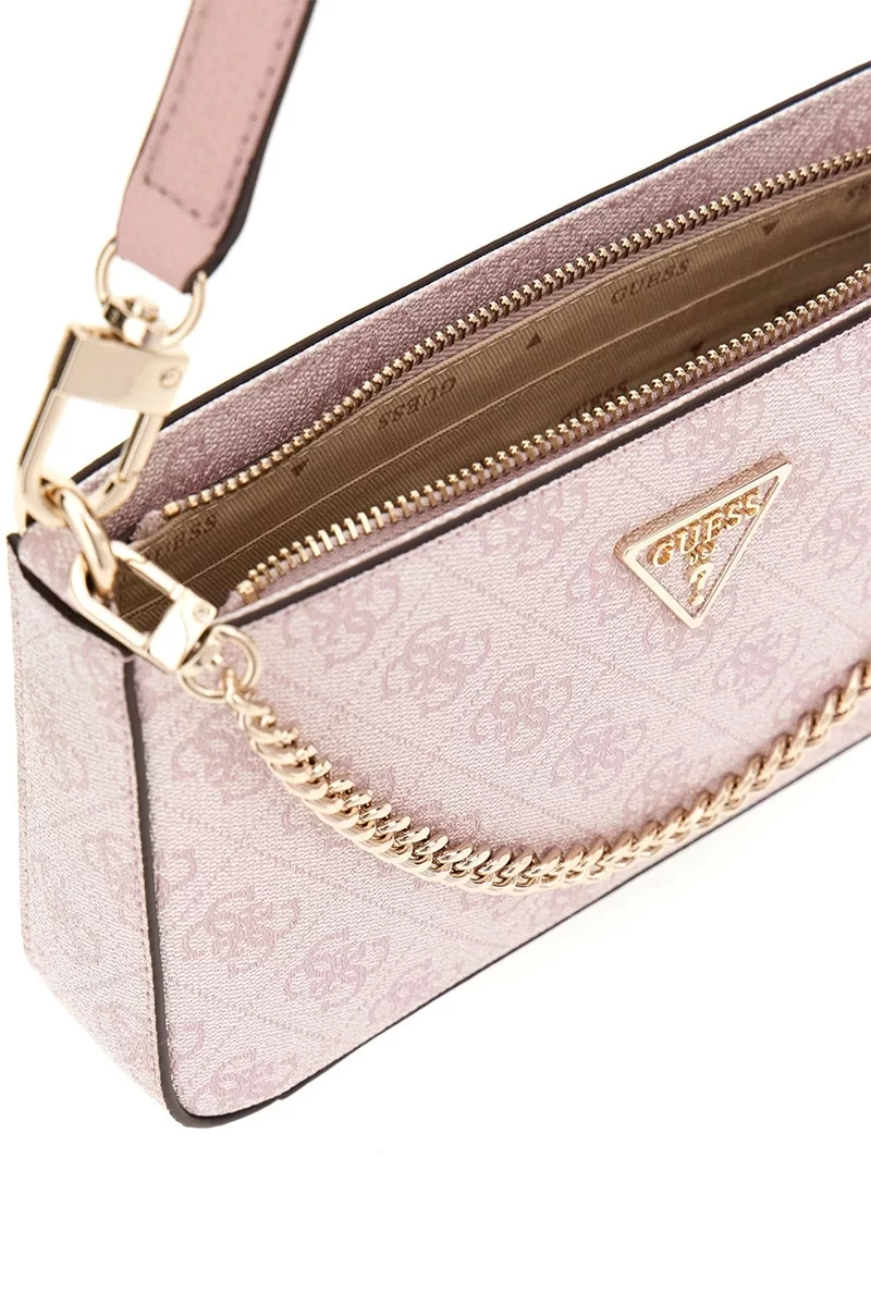 Guess Noelle Mını Top Zıp Shoulder Kadın Pembe Mini Çanta HWBG7879720-OCL