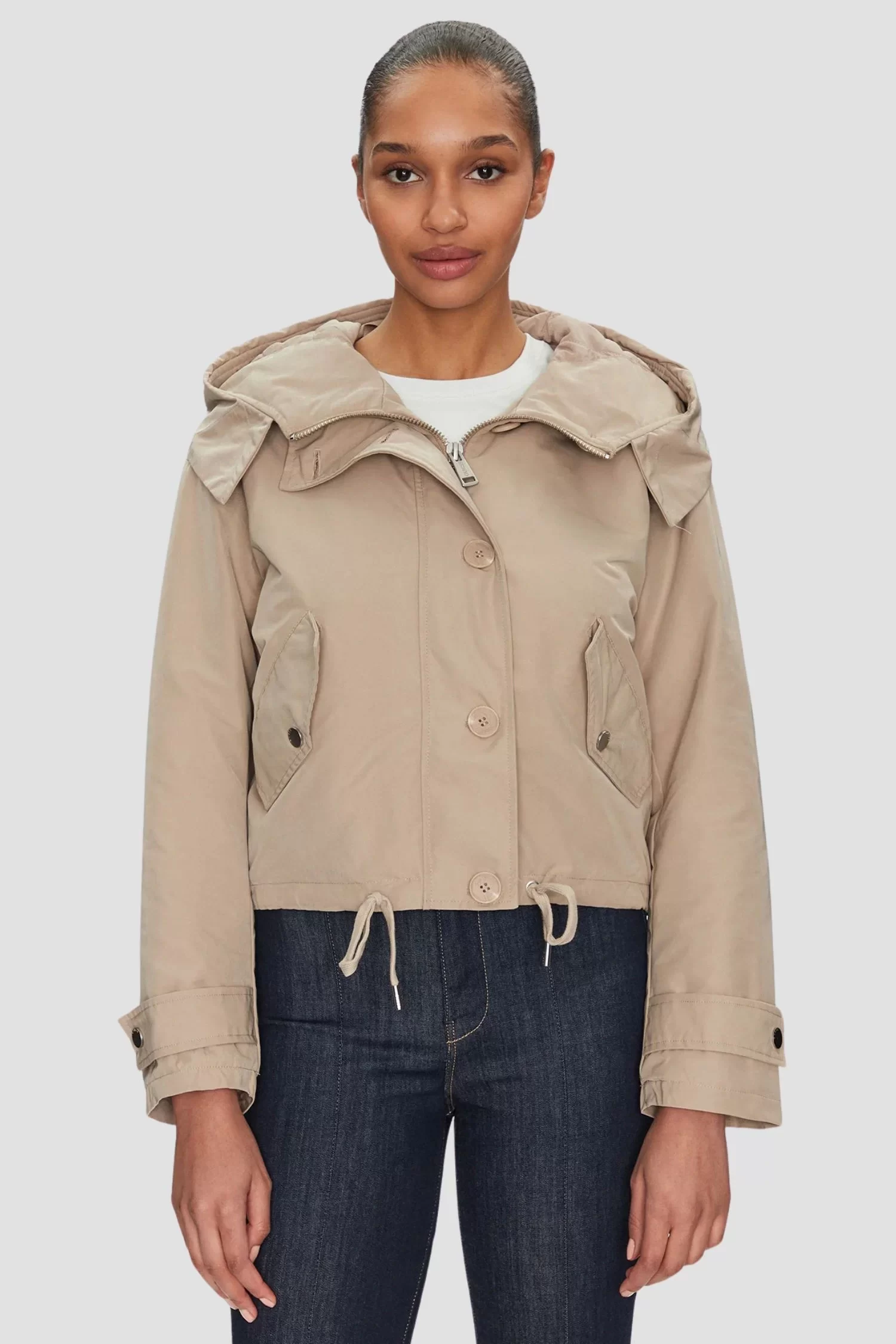 Guess NORA CROPPED PARKA Kadın Çok Renkli Mont W5RL13WGWD2-F9TF
